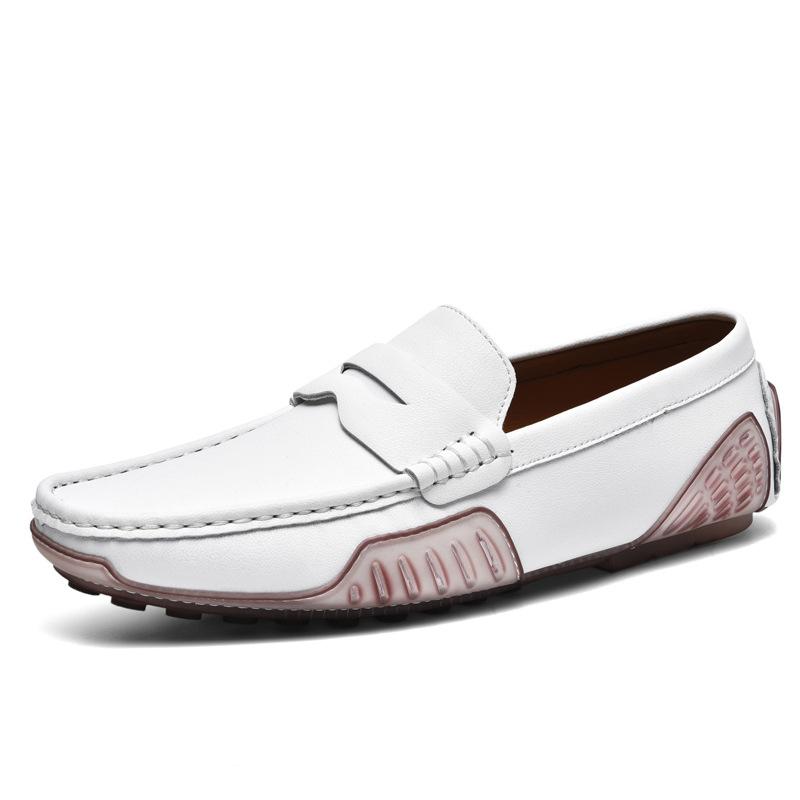 

Прямая трансляция популярный бренд мужская обувь натуральная кожа обувь Дуду весна и лето дышащая повседневная кожаная обувь корейская версия вождение одной педалью 38