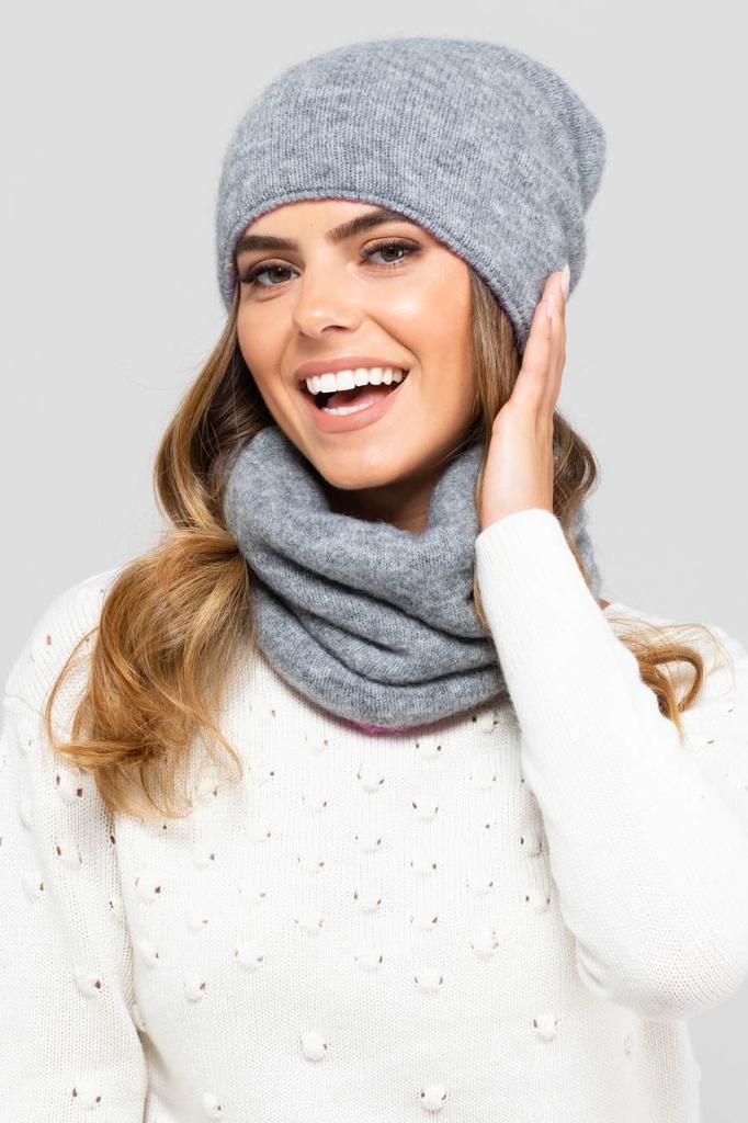 Bilbao Women' Reversible Cap Gray and Pink