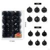 48 Pieces Christmas Balls Pendant Shatterproof for Party Wedding Decor