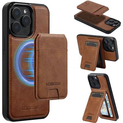 Detachable Magnetic 2 In 1 Leather Case For iPhone17 16 15 14 13 12 11 Pro XS Max Air Plus SE Card Pocket Phone Cover