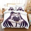3D Printed Ninomae Inanis holoEN Bedding Set Bedroom Soft Modern Bedspreads Comefortable Duvet Cover Quilt Cover And Pillowcase