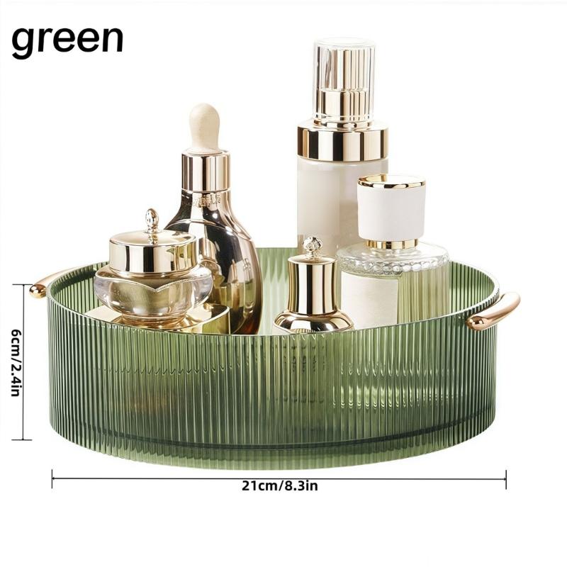 Rotating 360 Degree Cosmetics Organizers For Efficient Storage Of Makeup Perfumes And Jewelry