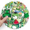 50 Cartoon Frog Waterproof Stickers: Perfect for Scooters, Laptops, Cars, and Motorcycles