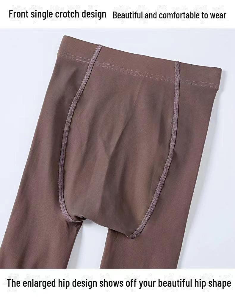 Collant Voile Gris Hôtesse: Collants fins transparents couleur chair pour le printemps et l'automne