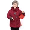 Stylish Fleece-Lined Winter Jacket for Older Women, Thickened and Hooded for Warmth