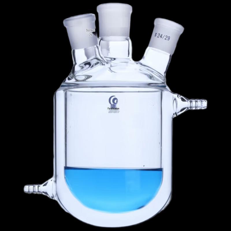 Leigu Glass Four-Neck Jacketed Flask
