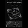 ARGB PC Router Lüfter 120MM Kühlventilator Bürstenlos Tragbarer Kühlventilator Ersatz für PC Gehäuse Schrank Elektronik
