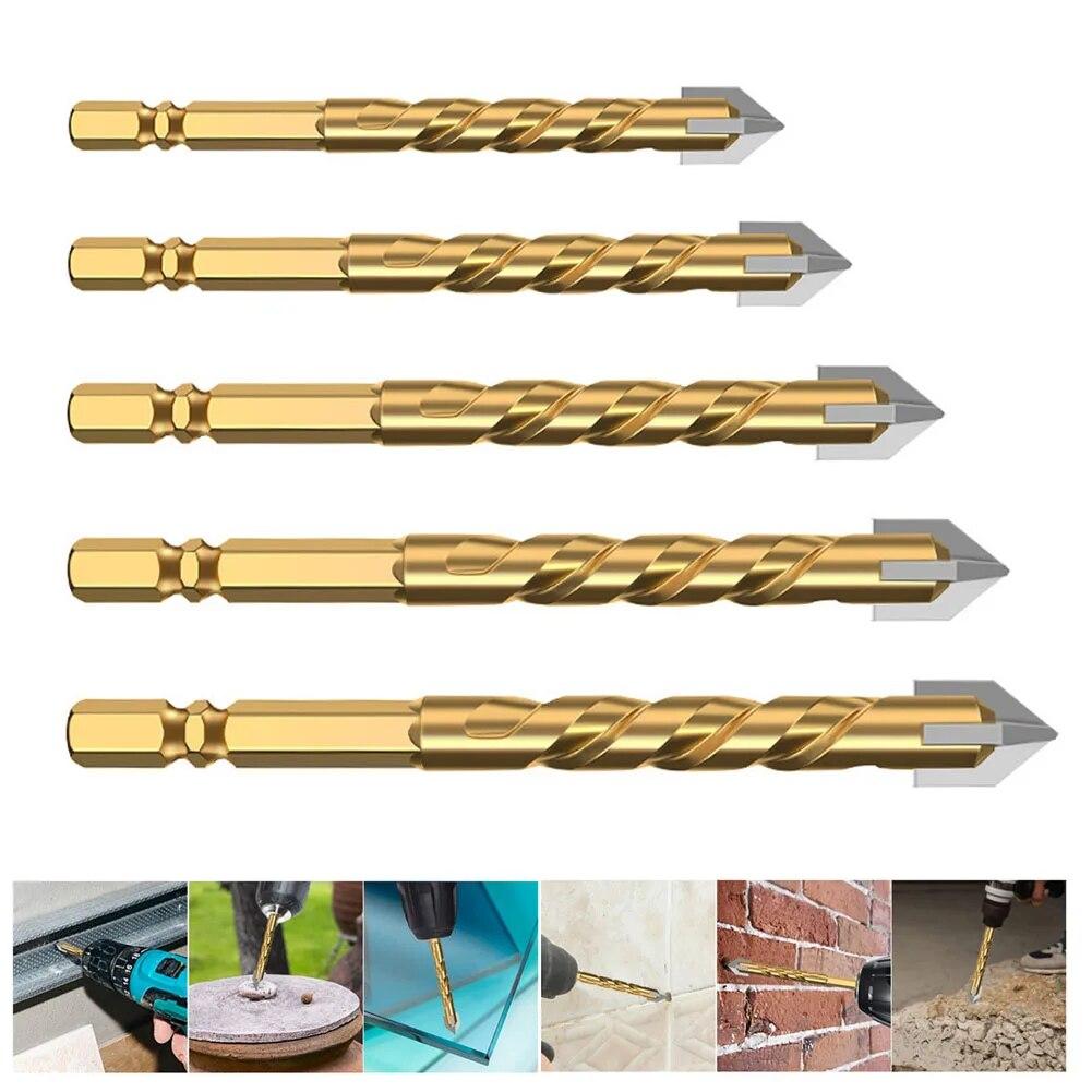 2 adet 5-12mm kiremit sondaj matkap uçları karbür cam çimento beton matkap ucu sondaj duvar cam ahşap Metal fayans