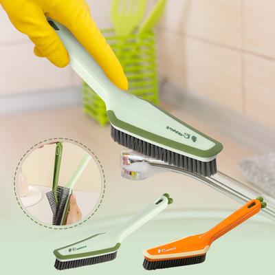 Abnehmbare Haushaltsreinigungsbürste, Multifunktionale Scheuerbürste mit harten Borsten und Griff, Ideale Fugenbürste für Küche, Bad, Fenster,