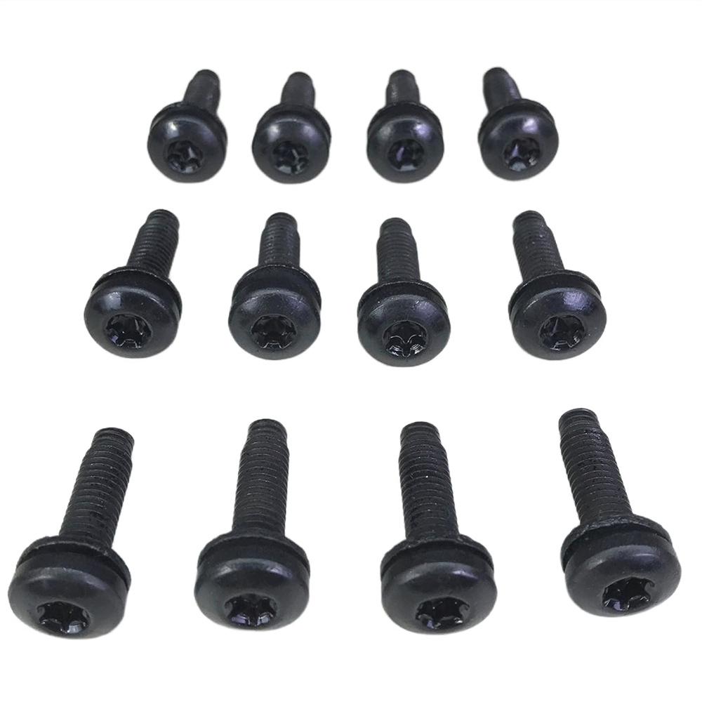 12pcs Windshield Frame Hinges Screw Bolts Fit for Jeep Wrangler JK 2007 to 2017