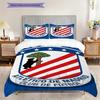 Strength Unity: Atlético Madrid Spirit Three-piece Set (1 * Duvet Cover + 2 * Pillowcase, Without Core) Duvet Cover and Pillowcase Bedding Set
