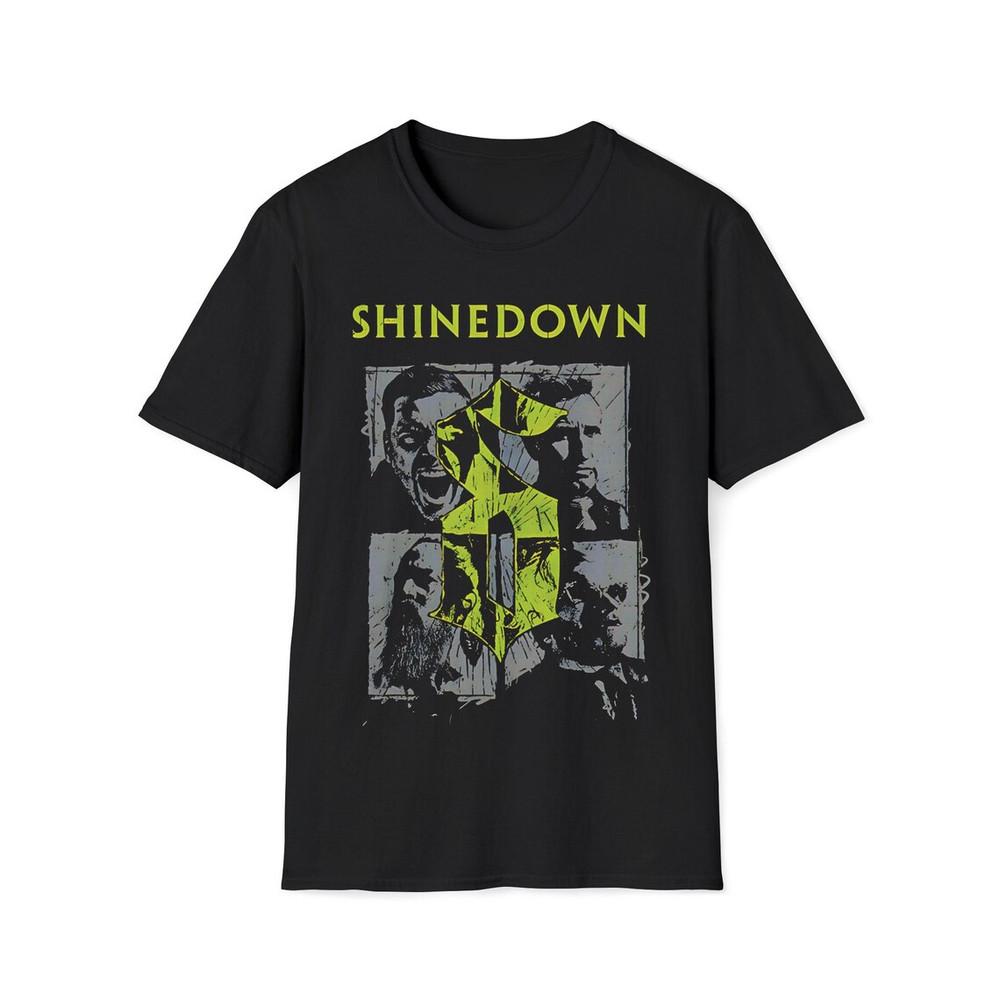 Unisex Tshirt Shinedown Band Black Gift Family shirt XXXL