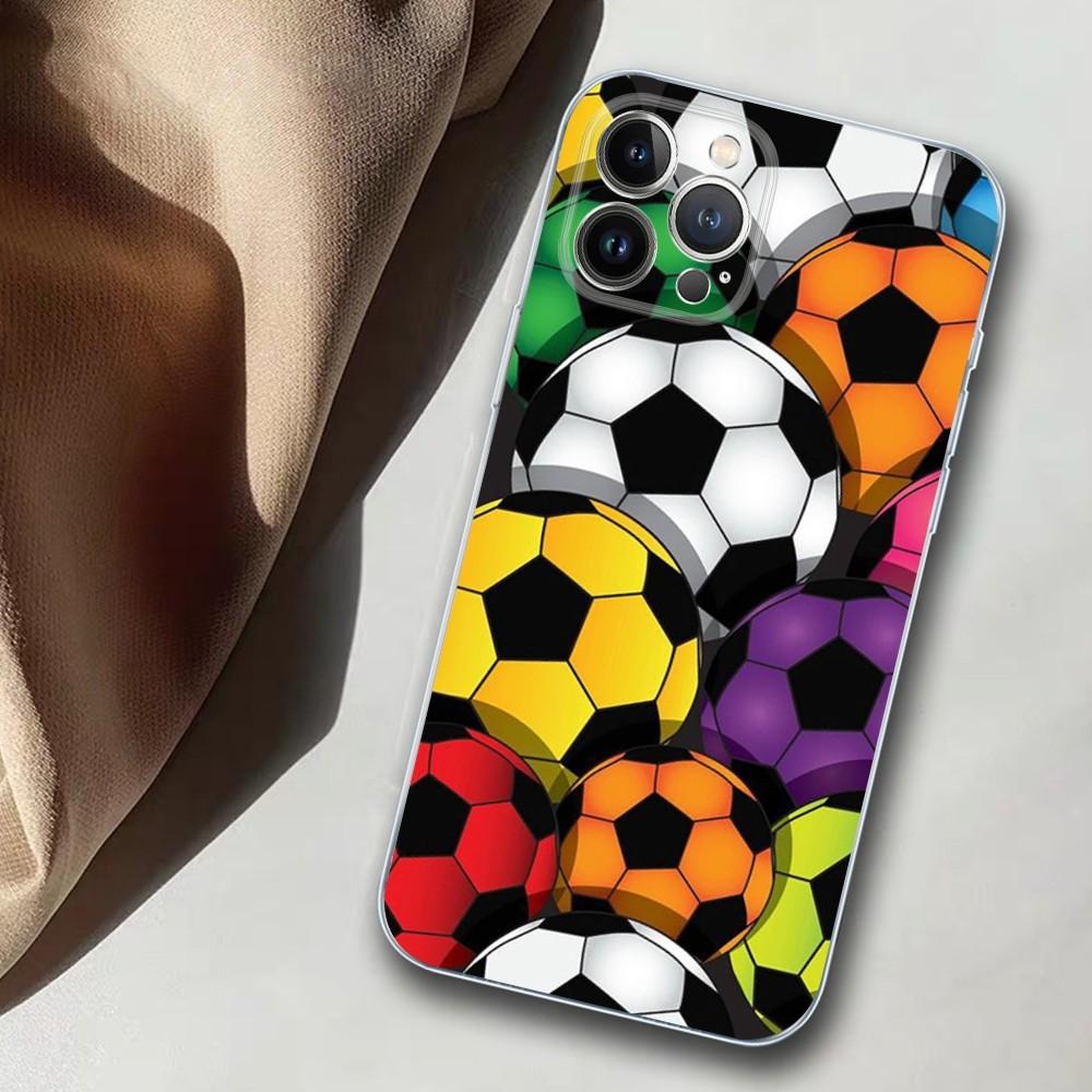 Soccer Ball Phone Case For iPhone 14 11 12 13 Mini Pro XS Max Cover 6 7 8 Plus X XR SE 2020 Funda Shell