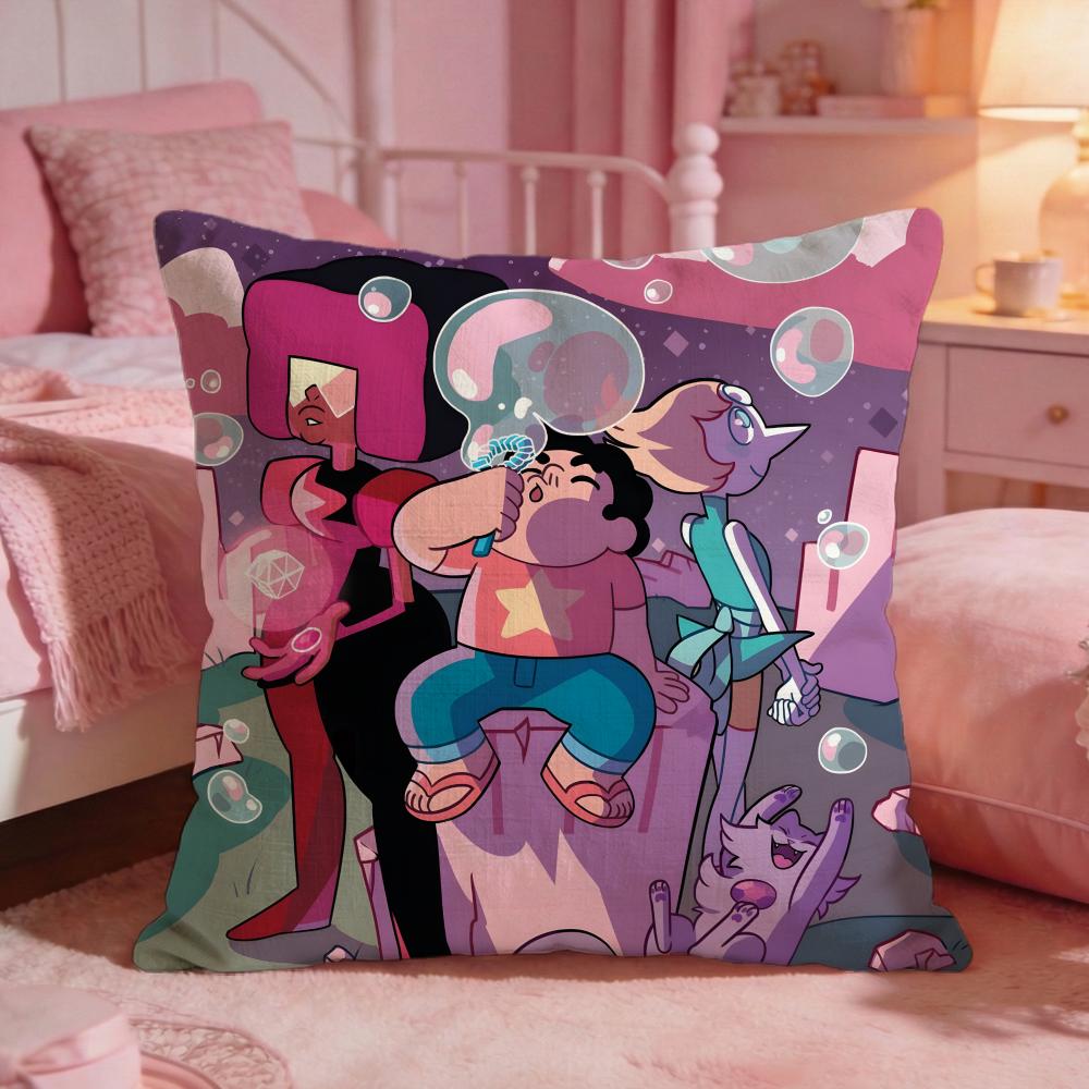 Steven Universe FFutures Cushion Cover Premium Comfort Reversible Pillow Cove Two In One Design For Any Room Car Interior