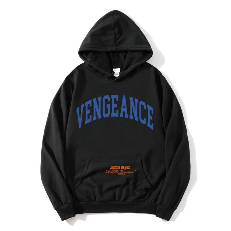A LITTLE VENGEANCE Jessie Reyez Felpe Uomo Donna Vintage Carattere Curvo Felpa con Cappuccio a Girocollo Manica Lunga Casual Streetwear