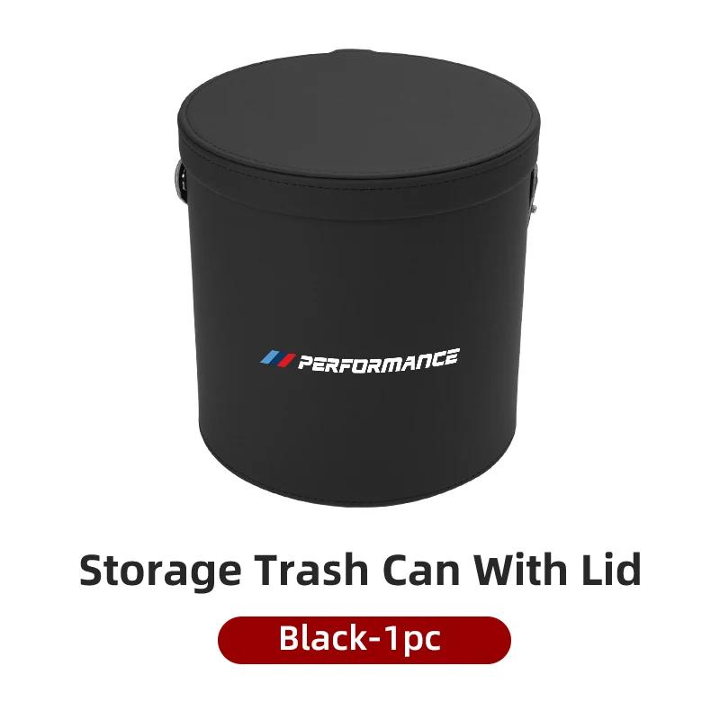 New Car Leather Storage Bag Trash Can Organizer Accessories for BMW M Performance M3 M5 M6 F01 F20 F10 F13 X5 F11 G20 X3 X1