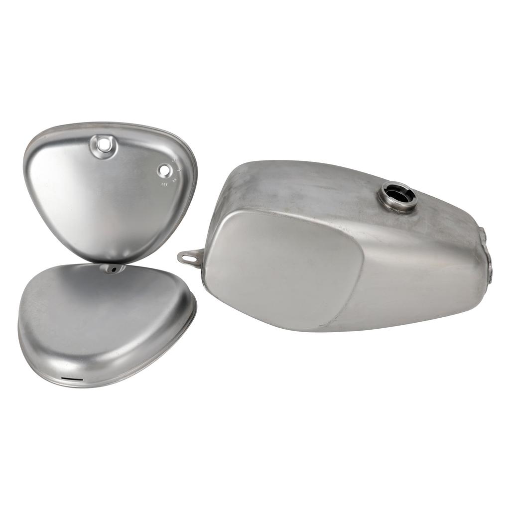 Unpainted Fuel Gas Tank and Tank Side Cover set For Simson S50 S51 S70