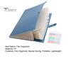 Plastic Document Organizer Expanding File Folder, Waterproof PP A4 Letter Size Durable School Case Organizer, Portable Receipt for And Office