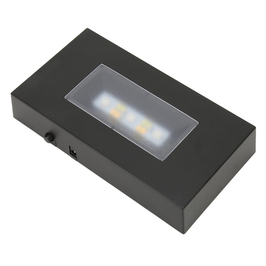 LED Light Stand Base USB Powered Multi Mode Assorted Colors Black ABS Rectangular Light Display