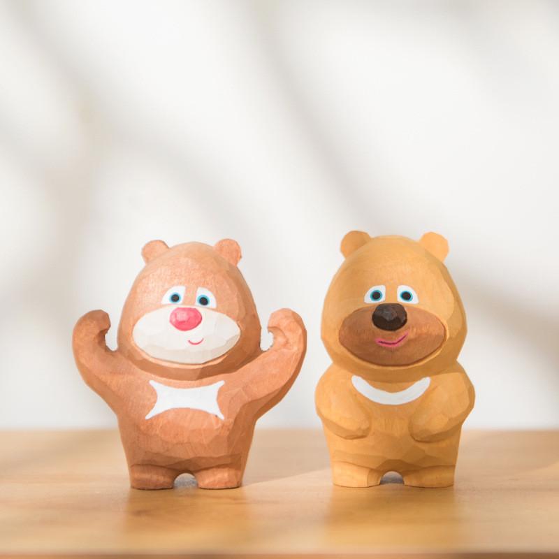 Boonie Bears Briar And Bramble Desk Decor Cute Cartoon Gift For Kids And Fans
