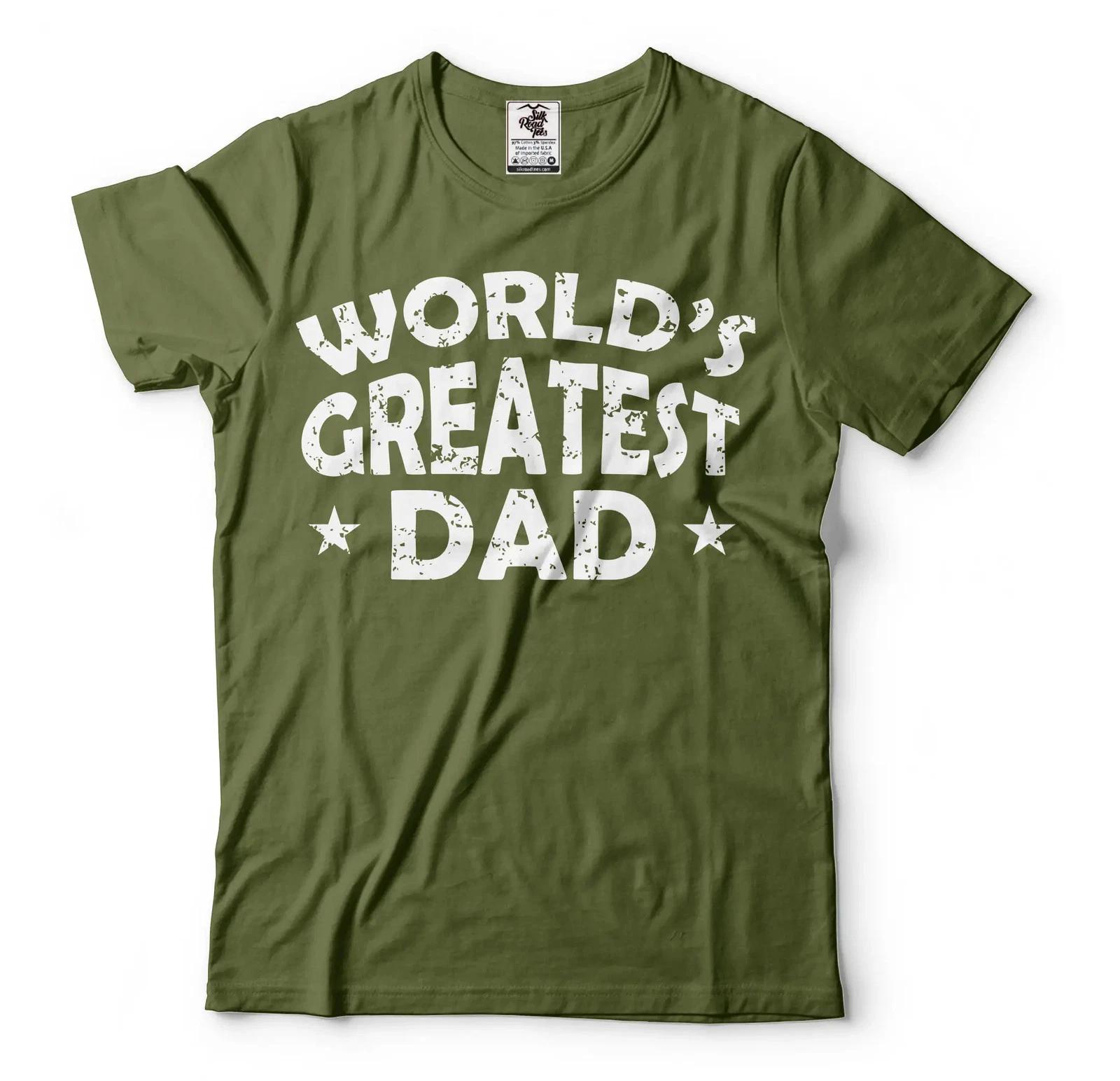 Dad T-shirt World s Greatest Dad Shirt Fathers Day Dad T-Shirt Dad Birthday Tee M