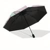 Little Twin Stars, Sanrio Characters Automatic opening and closing folding umbrella with 8 rib frame and compact travel design, perfect for