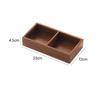 Wood-Grain Snack Tray with Raised Sides Long-Lasting for Shared Treats
