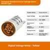 LED Digital AC Voltmeter Indicator High Precision EU Plug 50-500V Voltage Tester for Home Circuit Inspection