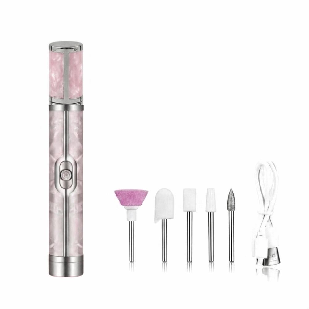 Rechargeable Nail Drill Bits Set Cordless Nail Polishing Machine Nail File Machine Nail Salon