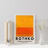 Mark Rothko Exhibition Poster Blue Pink Yellow Art Print Yayoi Kusama Vintage Museum Wall Picture Abstract Painting Home Decor
