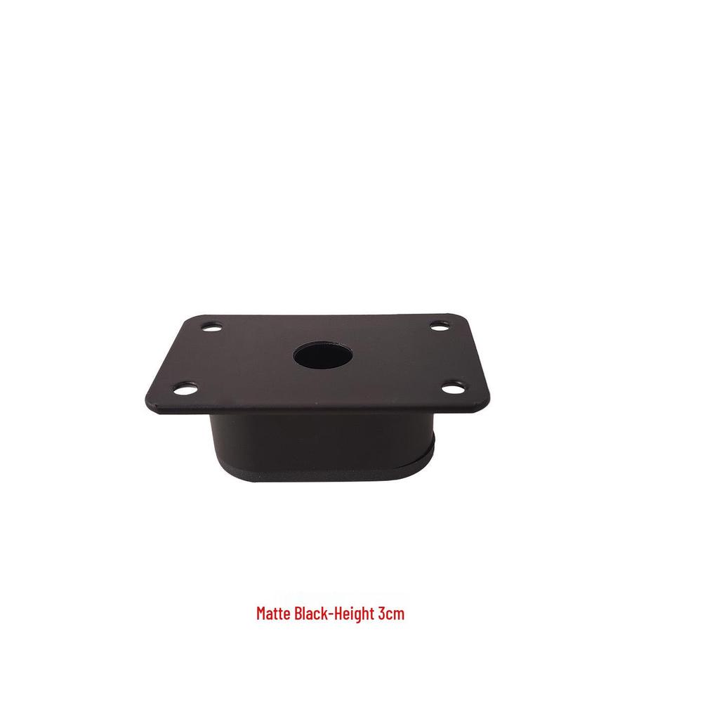 Metal Tube Sofa and Cabinet Legs - Heightening Foot Pads for Coffee Tables and Bedside Tables