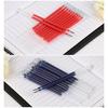 50Pcs School Office Bullet Full Needle Neutral Pen Refills Black Gel Pen Refill Replacement
