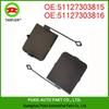 Rear Bumper Tow Hook Cover for BMW X1 E84 Models (51127303815, 51127303816)