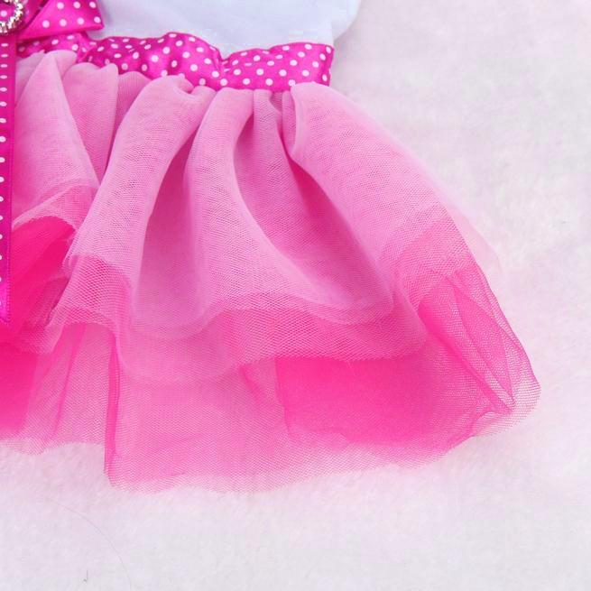 Szczeniak Mały Pies Kot Koronkowa Spódnica Księżniczka Sukienka Ubrania Kostium