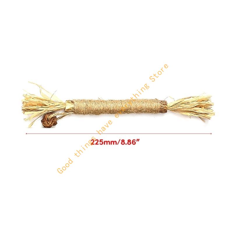 Natural Catnips Toy Teeth Clean Dental Care Teaser Toy Treats 3pcs 55KF