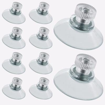 10 buc ventuze transparente PVC suport pentru ventuze vid ventuze din plastic cu suruburi pentru baie bucatarii birouri