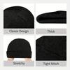 Retro Logo Knitted Hat for Women Men Beanie Winter Hat Acrylic Rock Band Hip Hop Cap