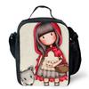 Gorjuss santoro peripheral animation backpack men and women pencil bag meal bag satchel