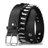 Women's Punk Decorative Bullet Inlaid Belt