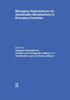 The Managing Organizations for Sustainable Development In Emerging Countries Book