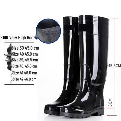 Orange Durable Waterproof Non-Slip Rain Boots
