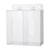Wall Mounted Acrylic Glove Holder Transparent Gloves Dispenser Box Mask Storage Box  Office