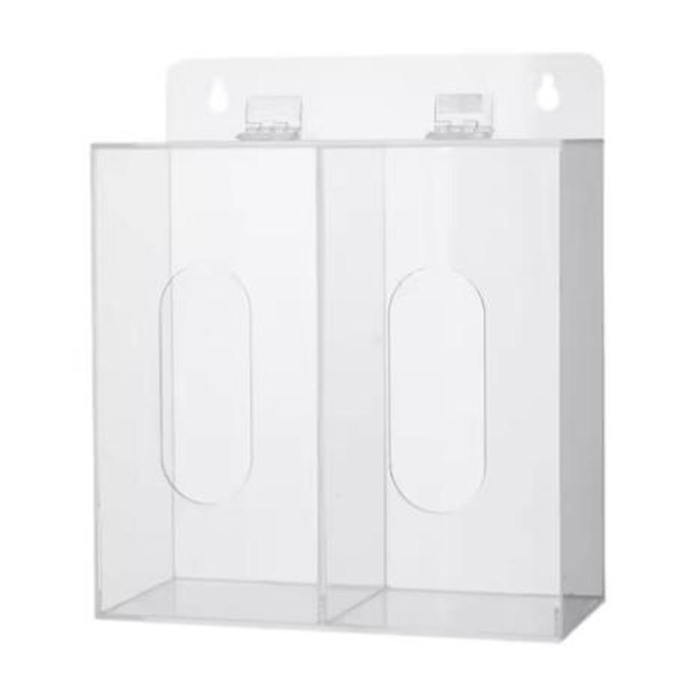 Wall Mounted Acrylic Glove Holder Transparent Gloves Dispenser Box Mask Storage Box  Office