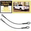 NEW Rear Cables Tailgate Set 2 Straps Fit Dodge Dodge Dakota / Raider 1987-2011