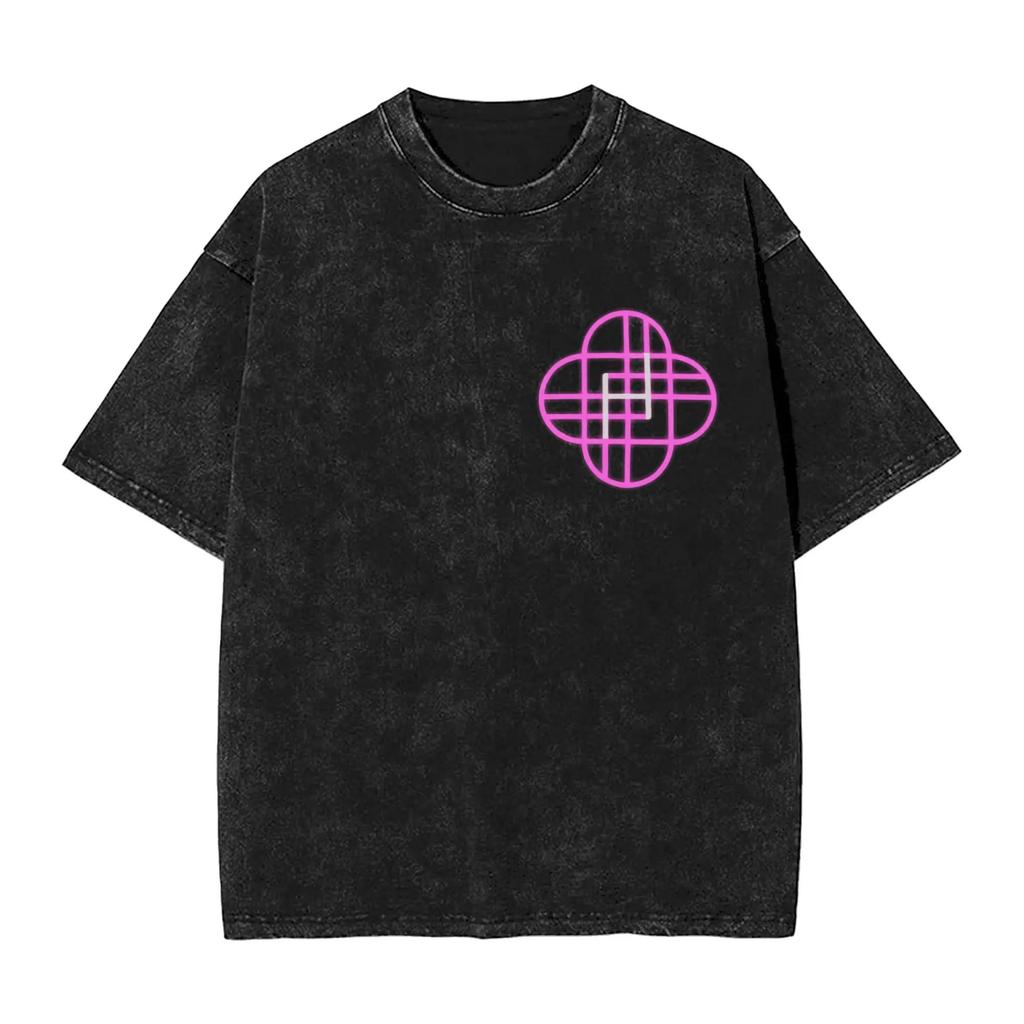 Huntrix Kpop Demon Hunters Mira Rumi  Zoey T Shirt Summer Washed T-Shirts Casual Hippie Tee Shirt for Men Print Top Tees 2025