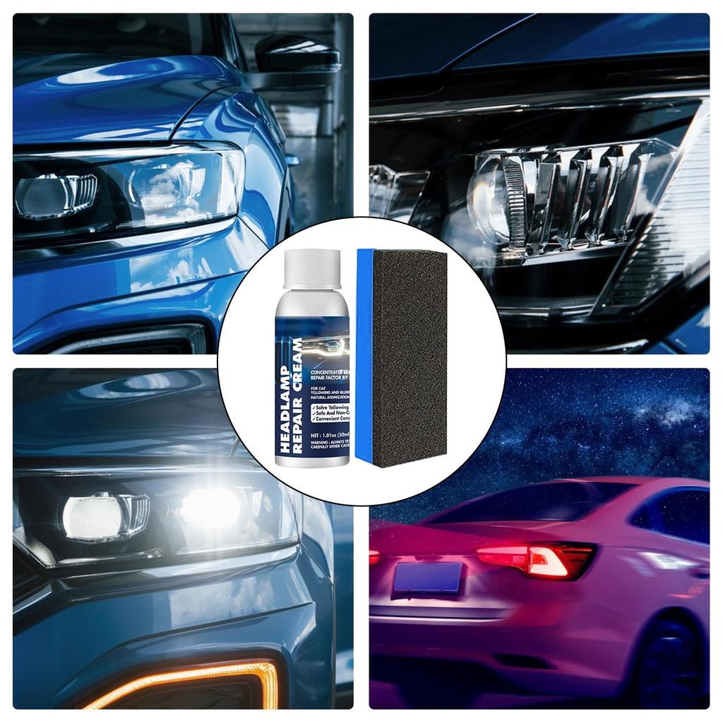 Yumeku Headlight Repair Cream, Headlight Renewal Cream - Headlight Repair Cream Headlight Repair with