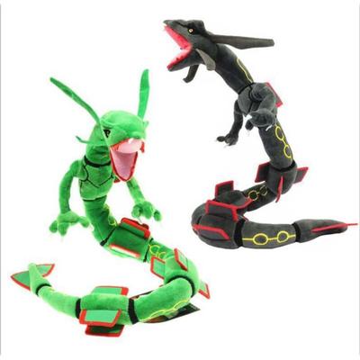 Velká plyšová panenka Rayquaza 80 cm Měkké plyšové anime anime plyšové hračky Dárky k narozeninám pro děti