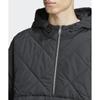 Adidas Quilted Half Zip Jacket   Black Iw3490