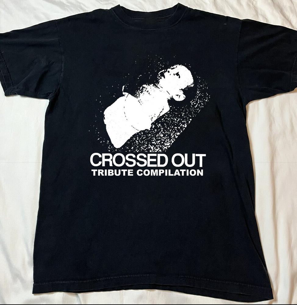 RARE! Crossed Out Black Cotton All size S-5XL Unisex Shirt OM514 Unisex T-Shirt XXL