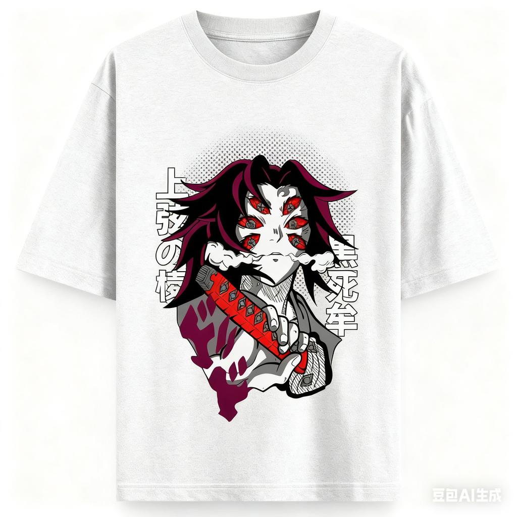 Demon Slayer Anime Printing Oversized Cotton Tshirt Men and Women Comfortable Fashion Street Y2K  Summer Short Sleeve Tshirt